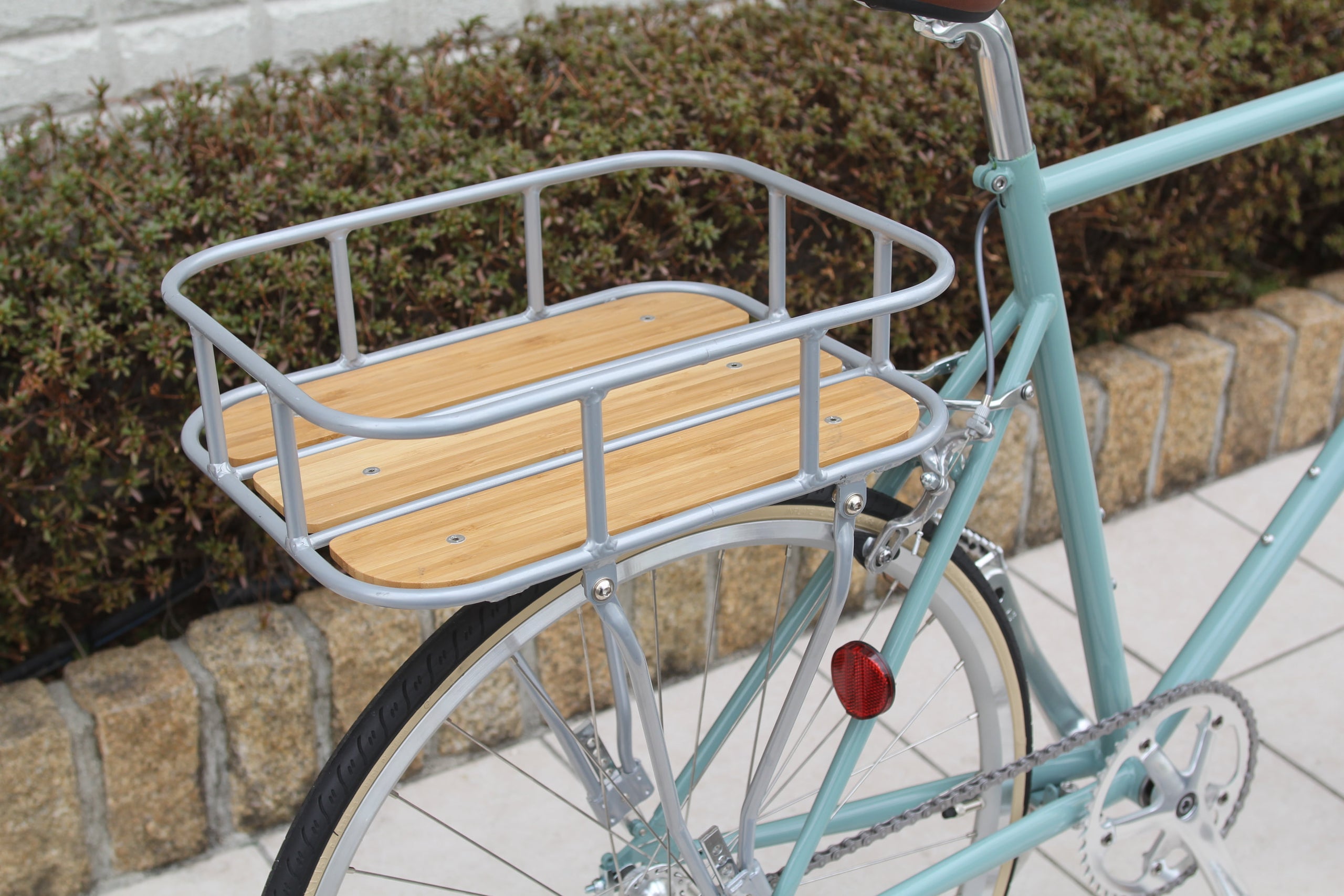 RITEWAY ライトウェイ アーバン リア バスケット シルバー 自転車-
